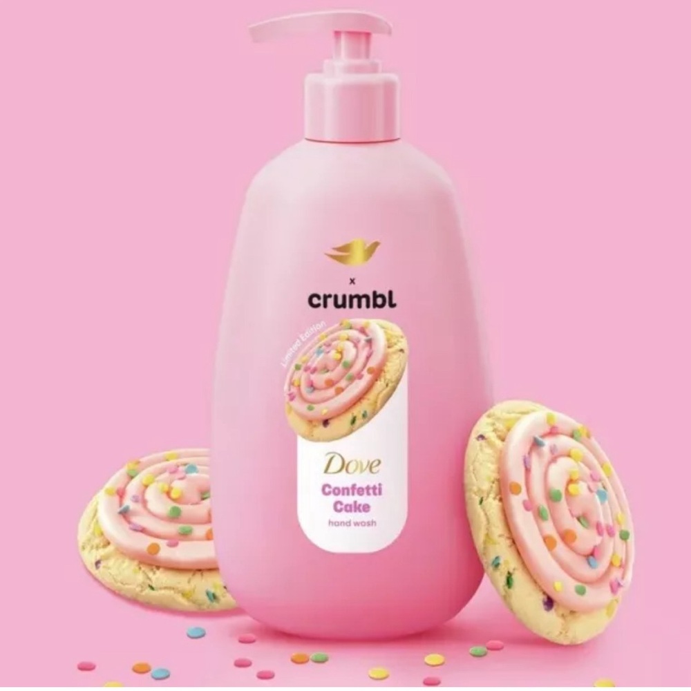 Crumbl x Dove hand soap Confetti brand new